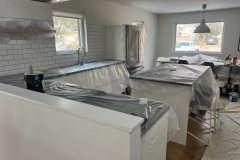 preparing counter tops