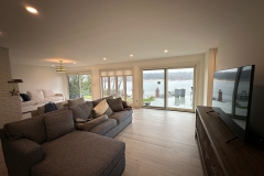 Family room looking outside