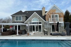 Rear of home