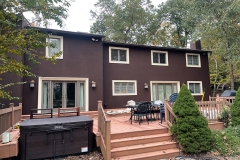 Rear of home and decking
