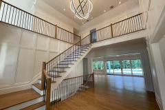 Stairwell and wainscoting