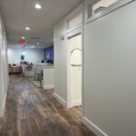 Freshly painted medical office