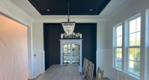 freshly painted dining room - Adams Painting Company freshly painted dining room