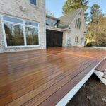 stained and sealed deck
