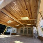 Staining the ceiling!