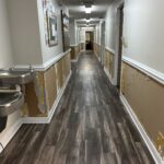 old wallpaper is being removed